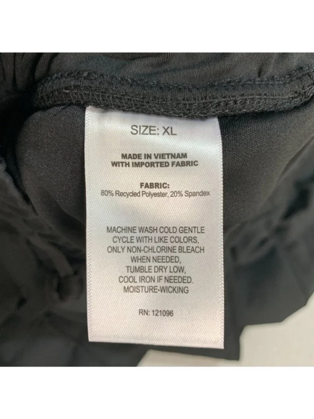 NWT Peloton Men's XL Black Performance Jogger Moisture-Wicking Activewear